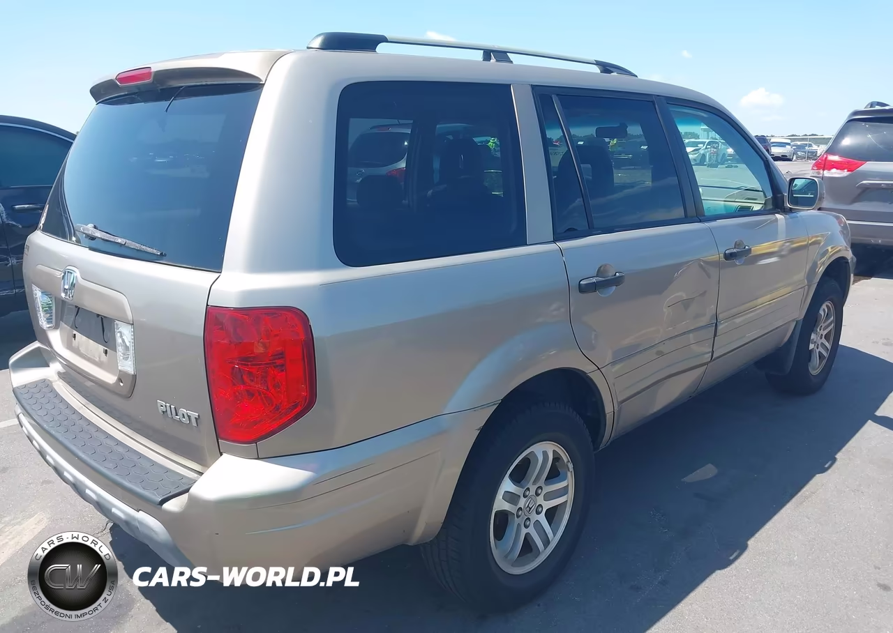 2004 Honda Pilot Ex-L VIN:2HKYF18624H508480 - 4