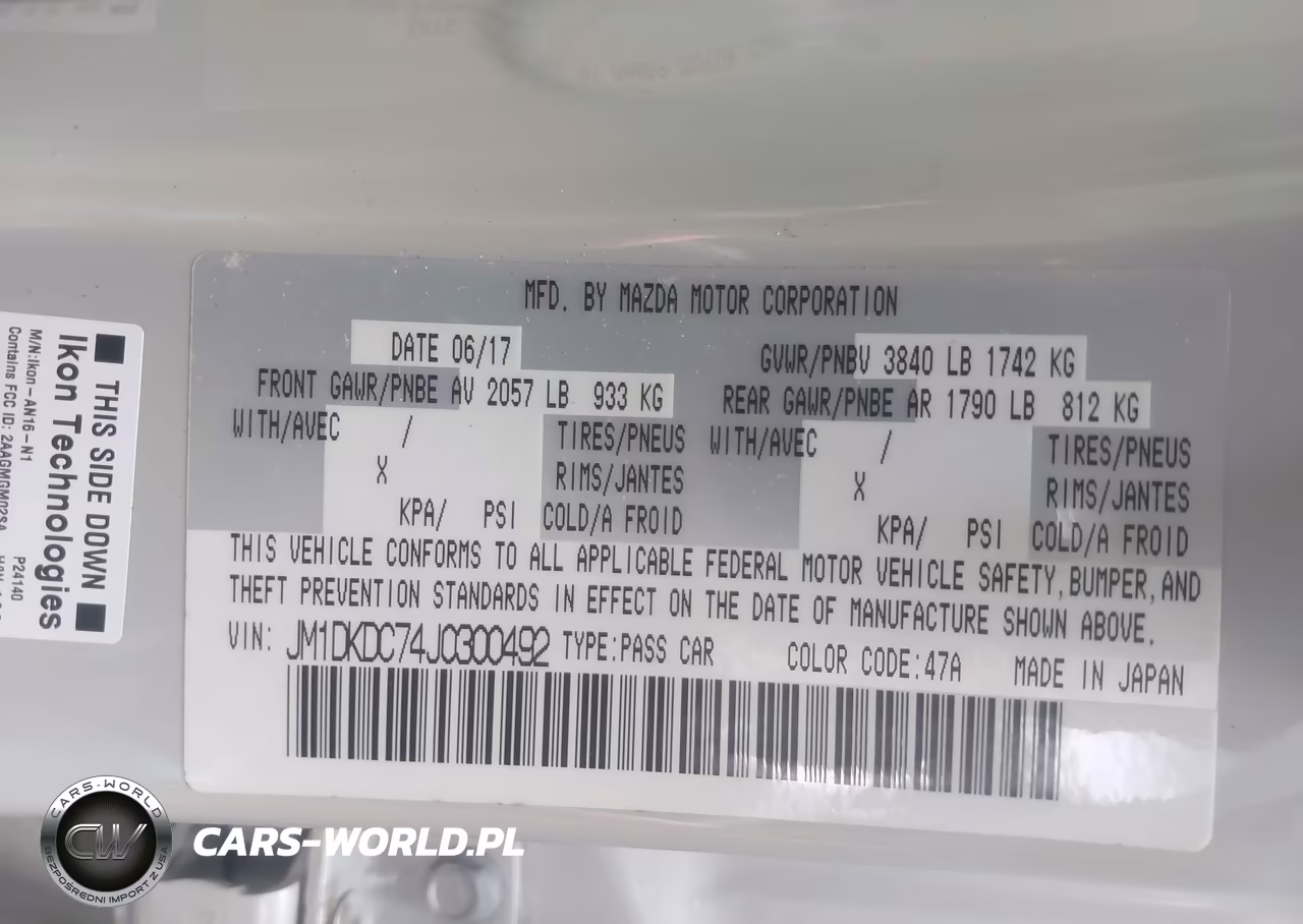 2018 Mazda Cx-3 Touring VIN:JM1DKDC74J0300492 - 9