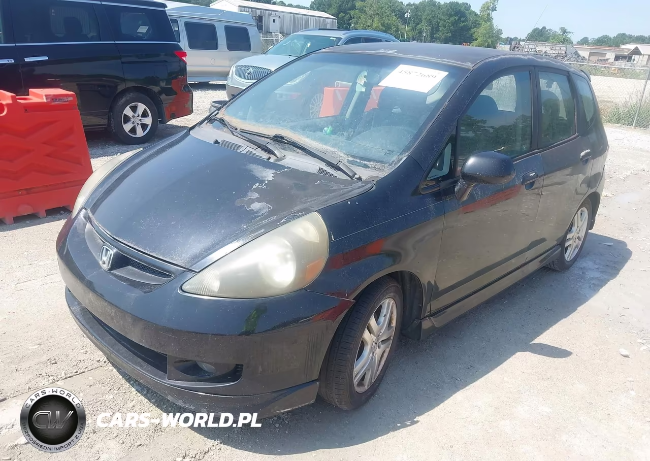2007 Honda Fit Sport VIN:JHMGD38607S015978 - 2