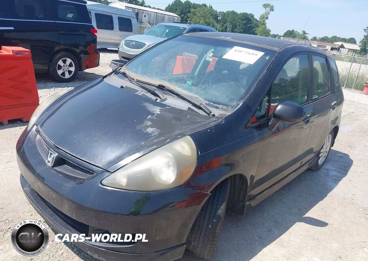 2007 Honda Fit Sport VIN:JHMGD38607S015978 - 6