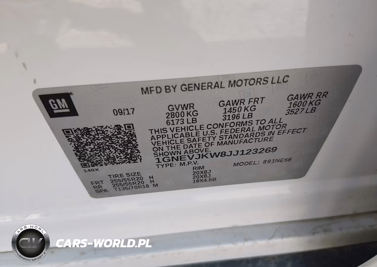 2018 Chevrolet Traverse Premier VIN:1GNEVJKW8JJ123269 - 9