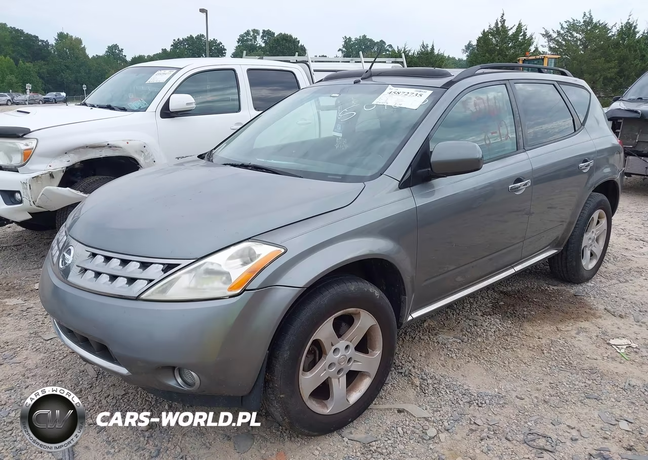2006 Nissan Murano Sl VIN:JN8AZ08W26W507608 - 2