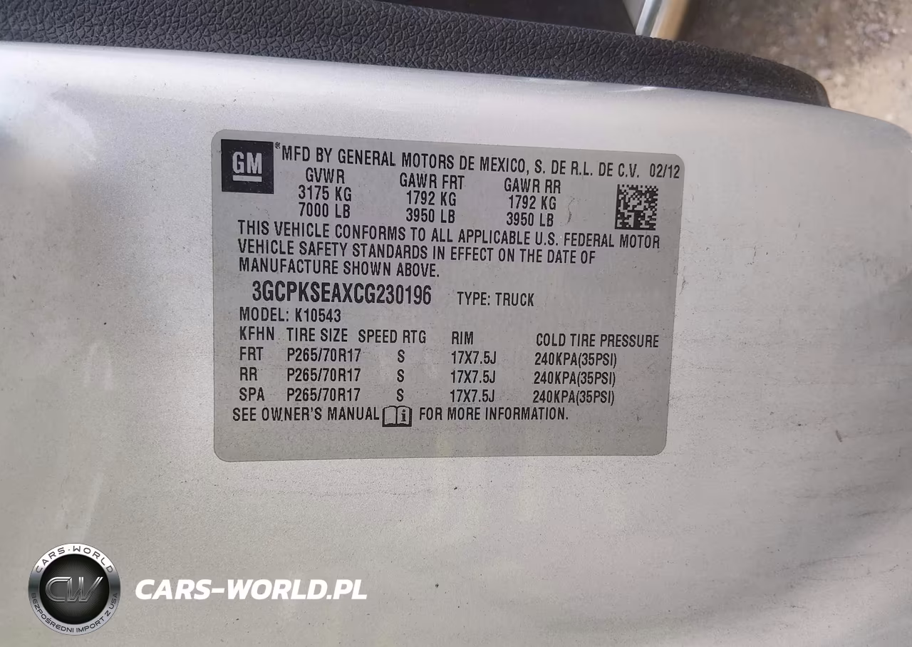 2012 Chevrolet Silverado 1500 Lt VIN:3GCPKSEAXCG230196 - 9