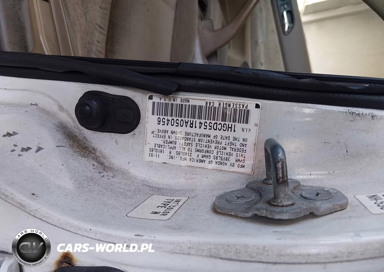 1994 Honda Accord Lx-Ex VIN:1HGCD5541RA050456 - 9