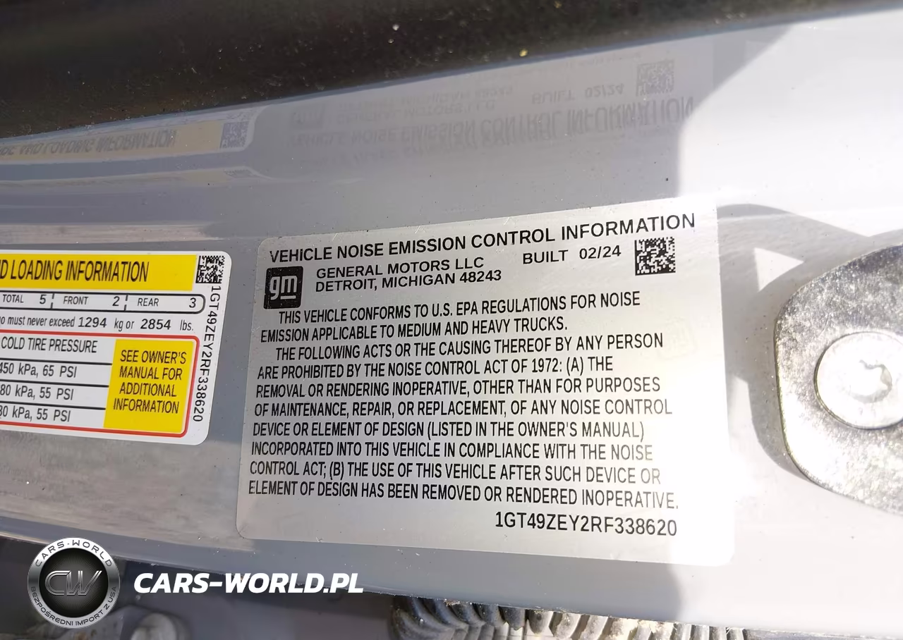 2024 GMC Sierra 2500Hd 4Wd Standard Bed At4X VIN:1GT49ZEY2RF338620 - 8