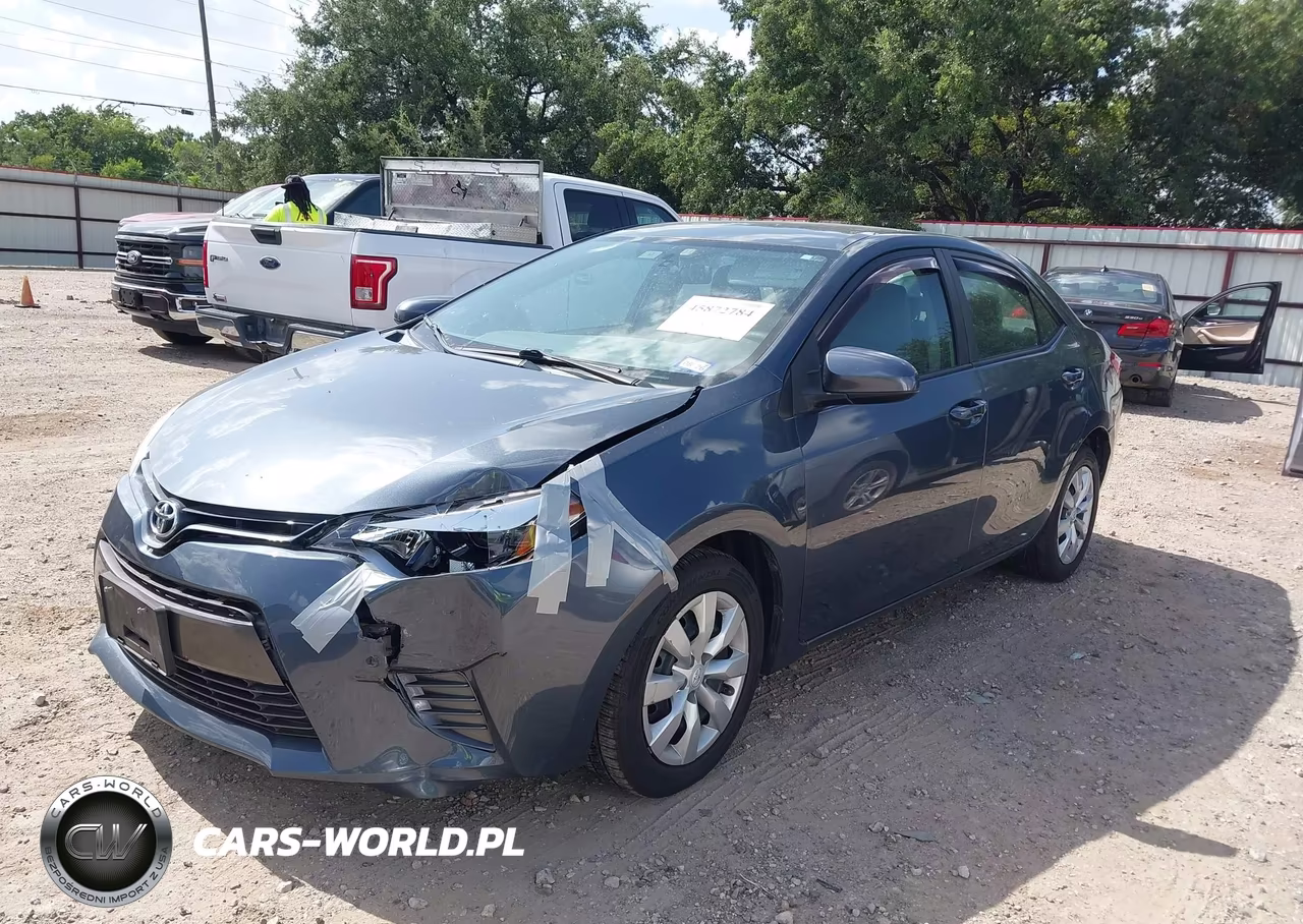 2016 Toyota Corolla Le VIN:5YFBURHE5GP373701 - 2
