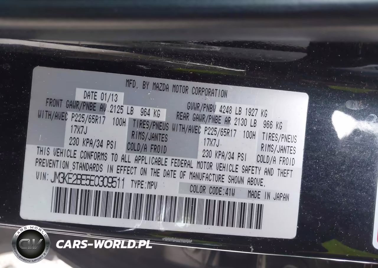 2014 Mazda Cx-5 Sport VIN:JM3KE2BE5E0309511 - 9