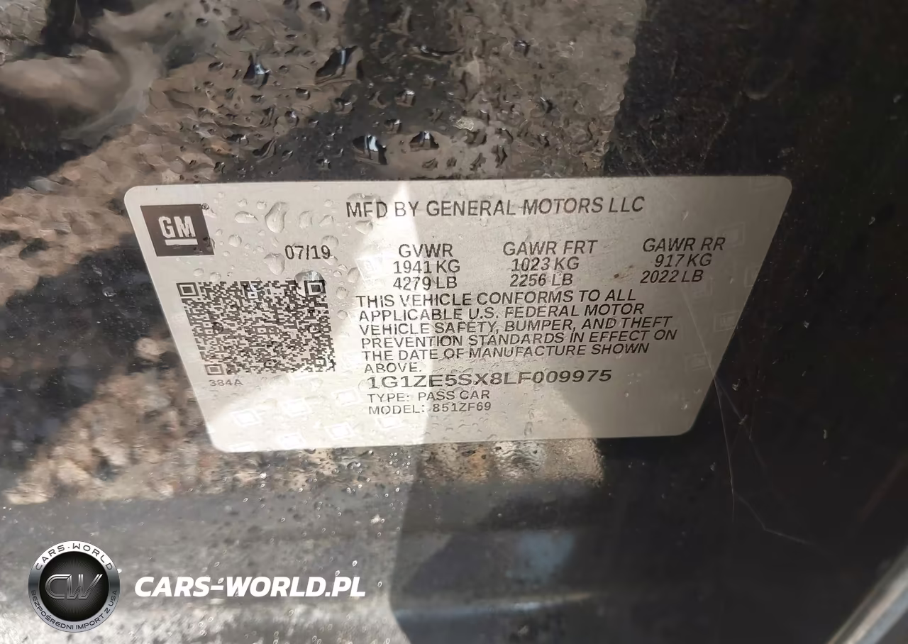 2020 Chevrolet Malibu Fwd Premier VIN:1G1ZE5SX8LF009975 - 9