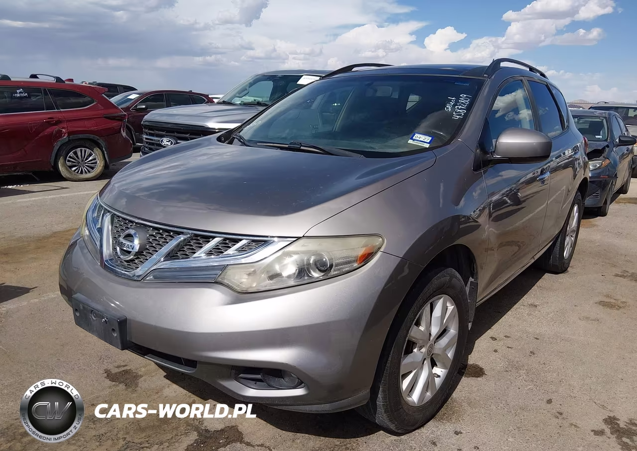 2012 Nissan Murano Sv VIN:JN8AZ1MW3CW215814 - 2