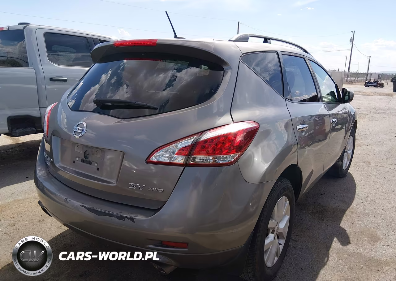 2012 Nissan Murano Sv VIN:JN8AZ1MW3CW215814 - 4