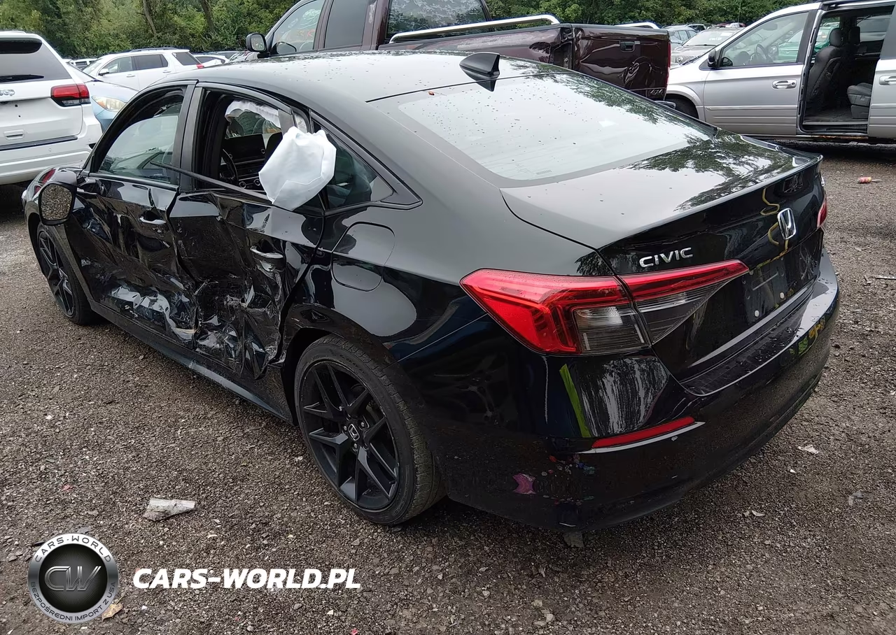 2022 Honda Civic Sport VIN:2HGFE2F54NH605749 - 3