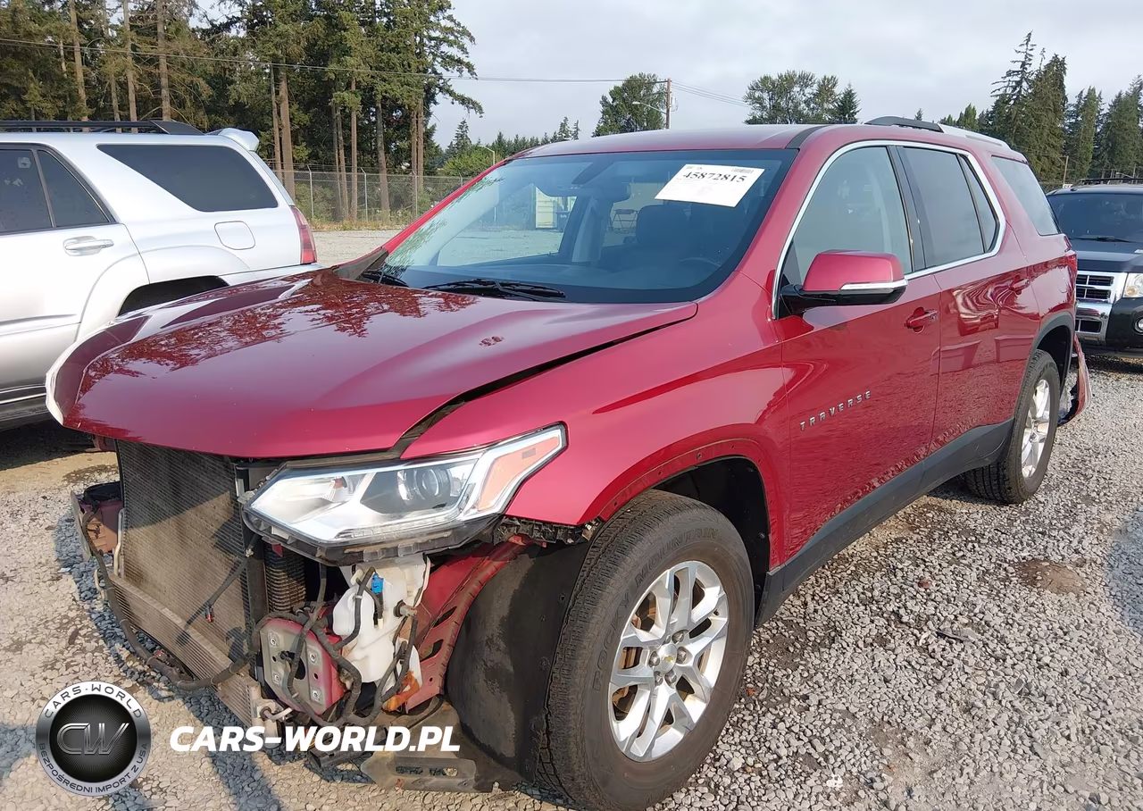 2018 Chevrolet Traverse Lt Cloth VIN:1GNEVGKW5JJ196909 - 2