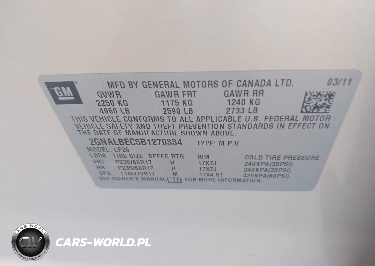 2011 Chevrolet Equinox Ls VIN:2GNALBEC5B1270334 - 9