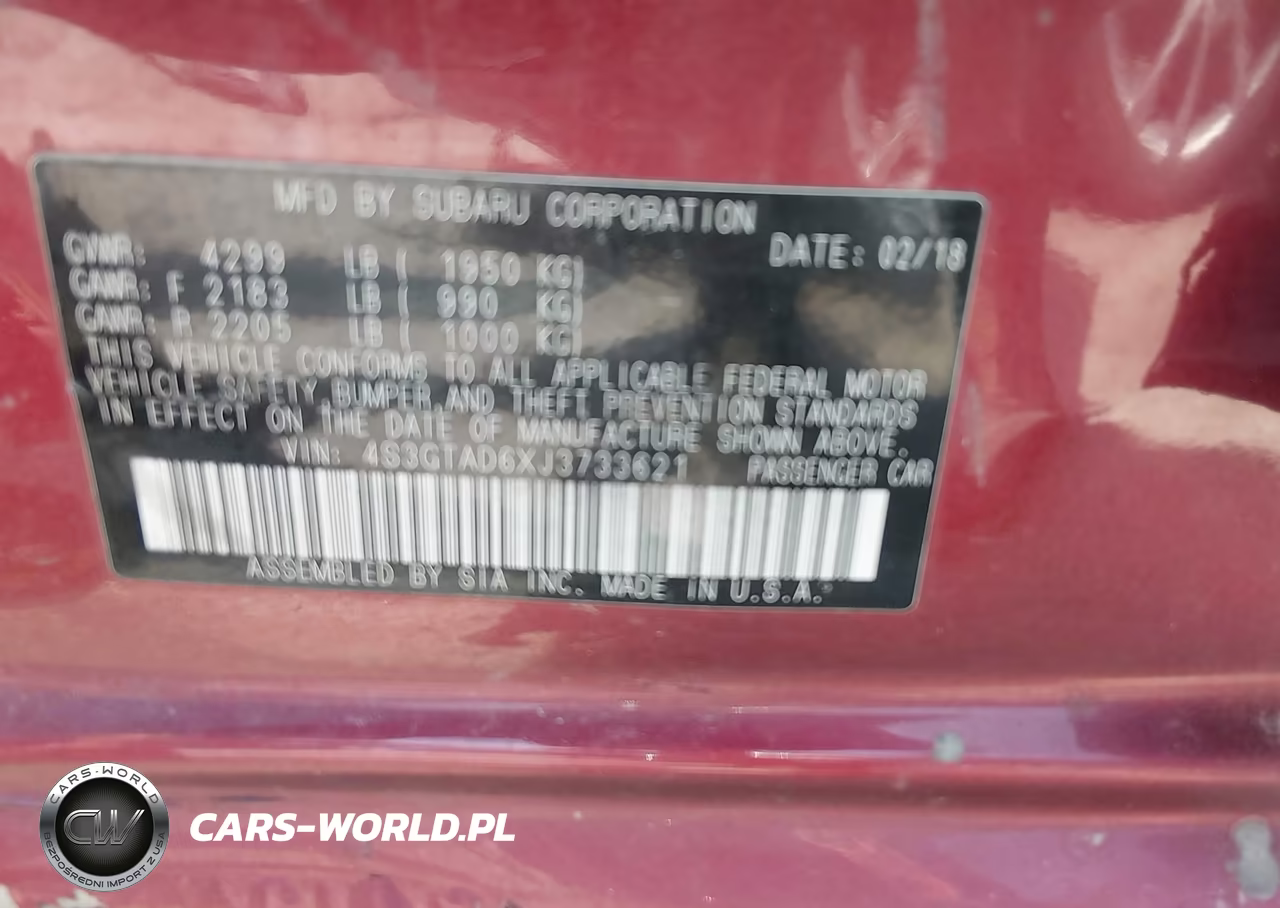 2018 Subaru Impreza 2.0I Premium VIN:4S3GTAD6XJ3733621 - 9