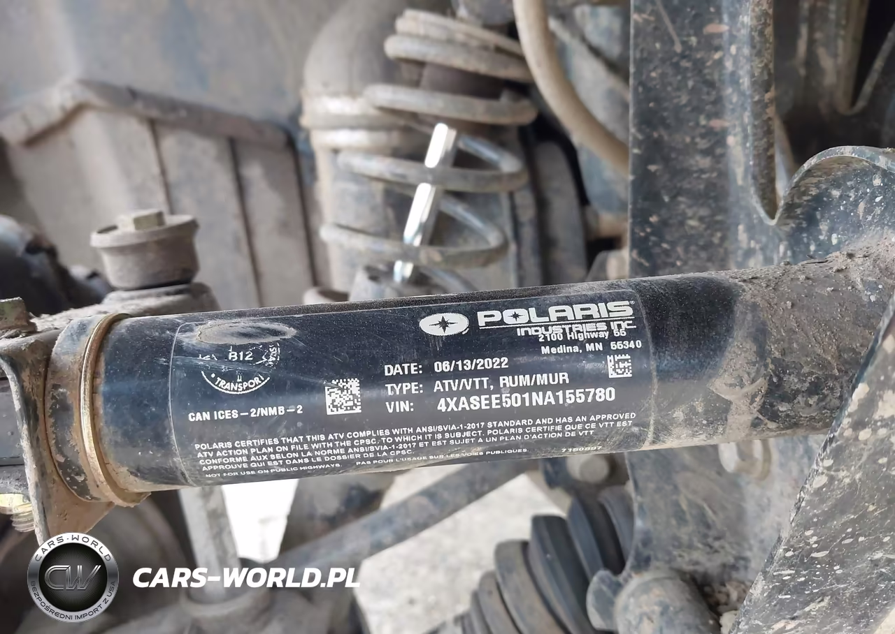 2022 Polaris Sportsman 450 H.o. Eps VIN:4XASEE501NA155780 - 10