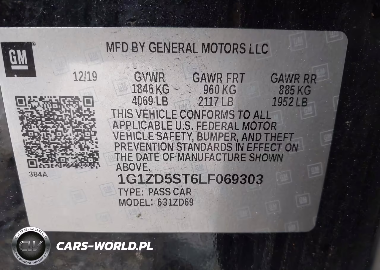 2020 Chevrolet Malibu Fwd Lt VIN:1G1ZD5ST6LF069303 - 9