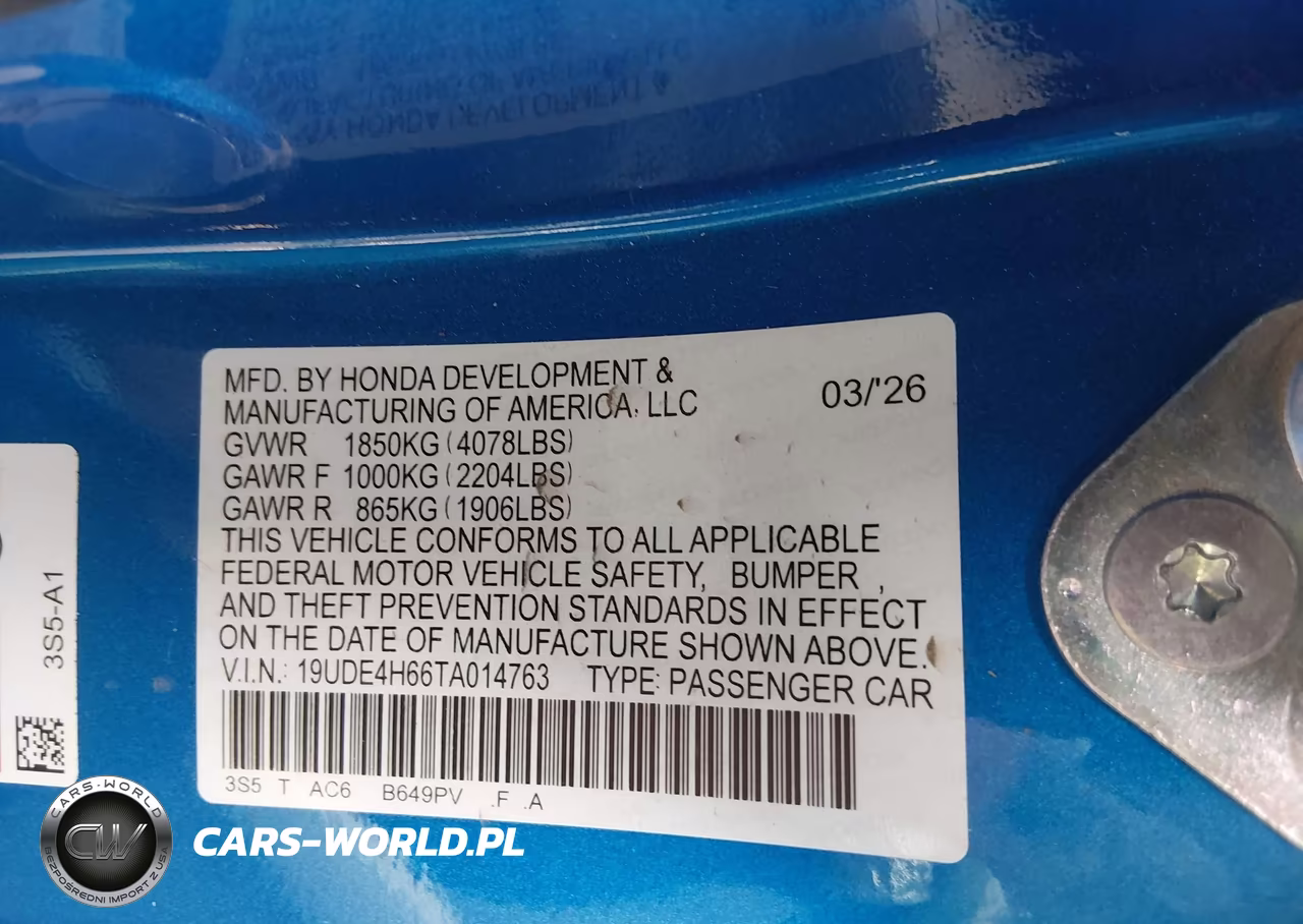 2026 Acura Integra Fwd A-Spec With Technology VIN:19UDE4H66TA014763 - 9