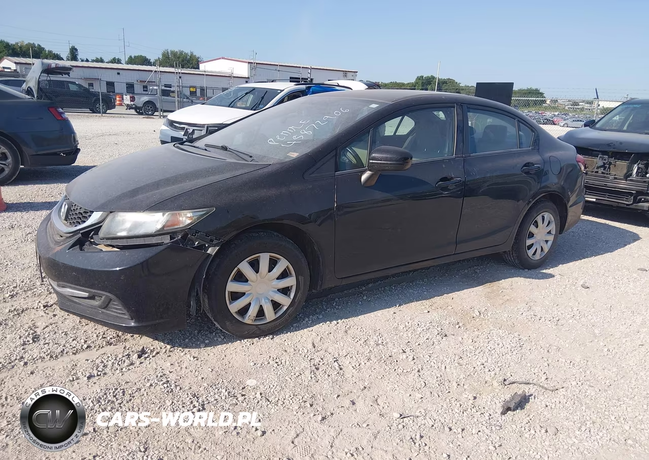 2014 Honda Civic Lx VIN:19XFB2F54EE077472 - 2