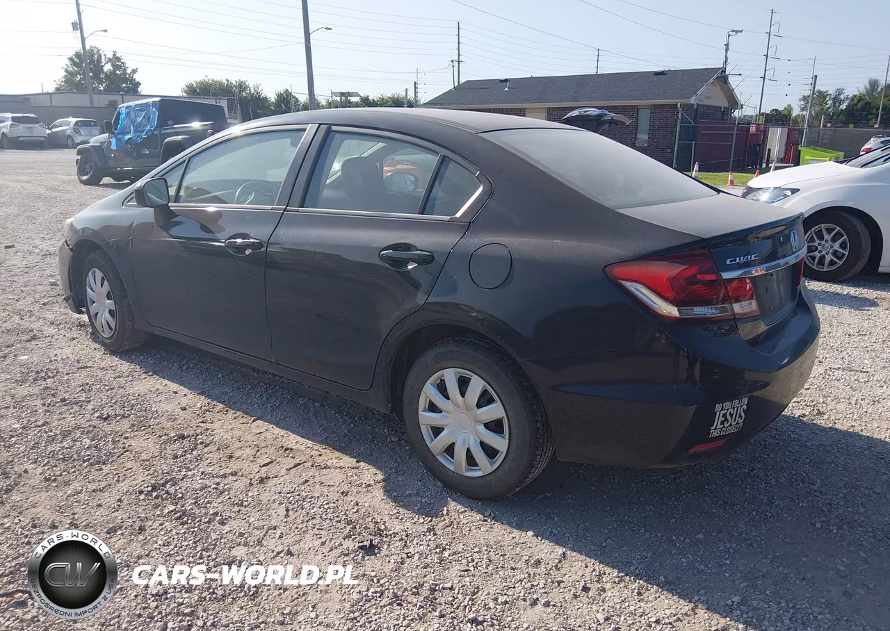 2014 Honda Civic Lx VIN:19XFB2F54EE077472 - 3