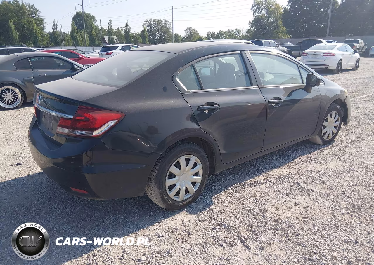 2014 Honda Civic Lx VIN:19XFB2F54EE077472 - 4