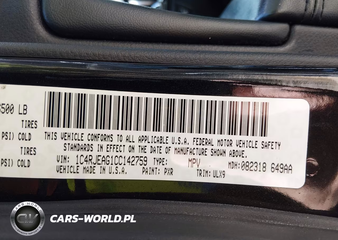 2012 Jeep Grand Cherokee Laredo VIN:1C4RJEAG1CC142759 - 9