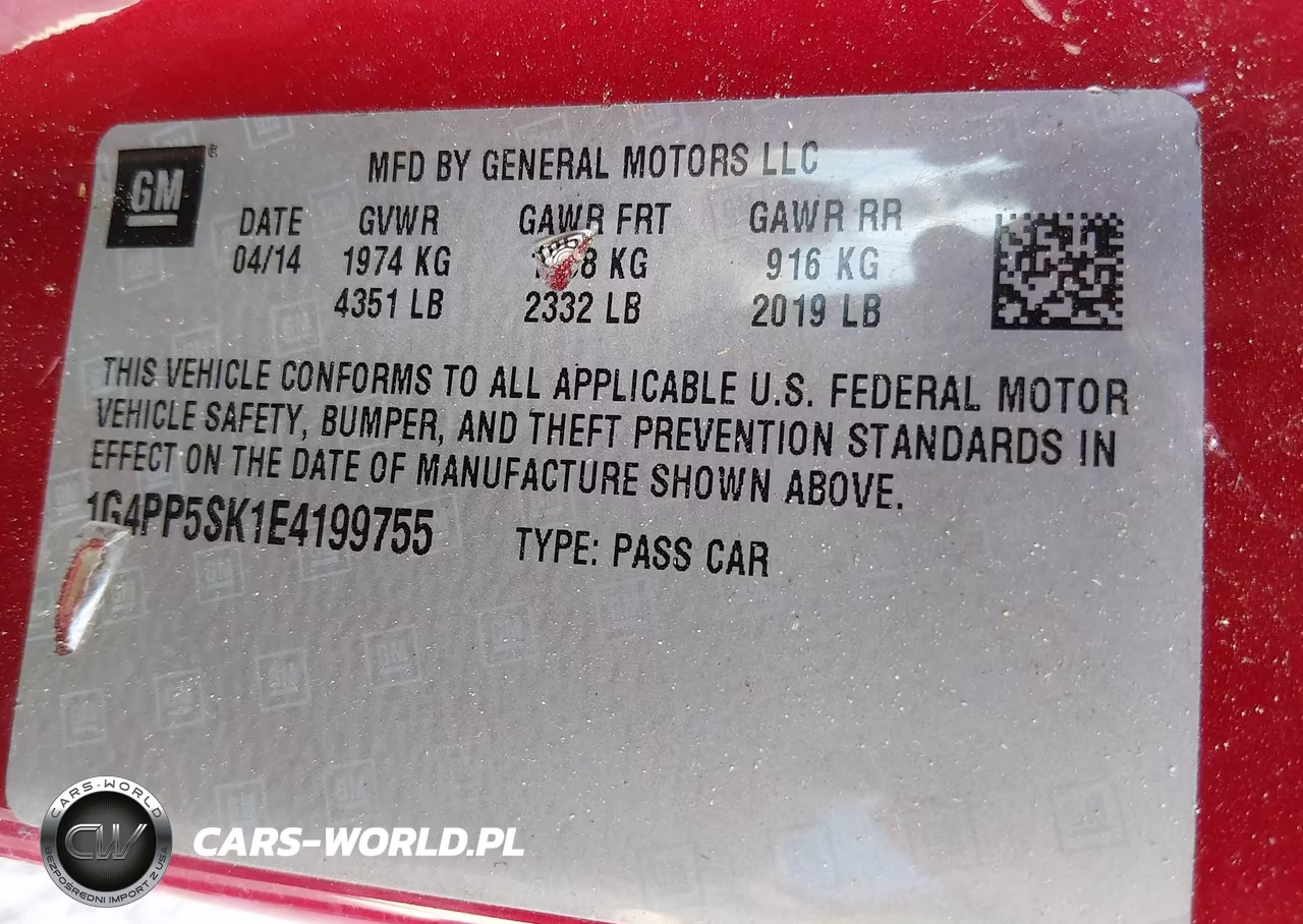 2014 Buick Verano VIN:1G4PP5SK1E4199755 - 9