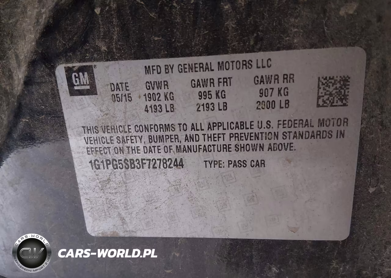 2015 Chevrolet Cruze Ltz VIN:1G1PG5SB3F7278244 - 9