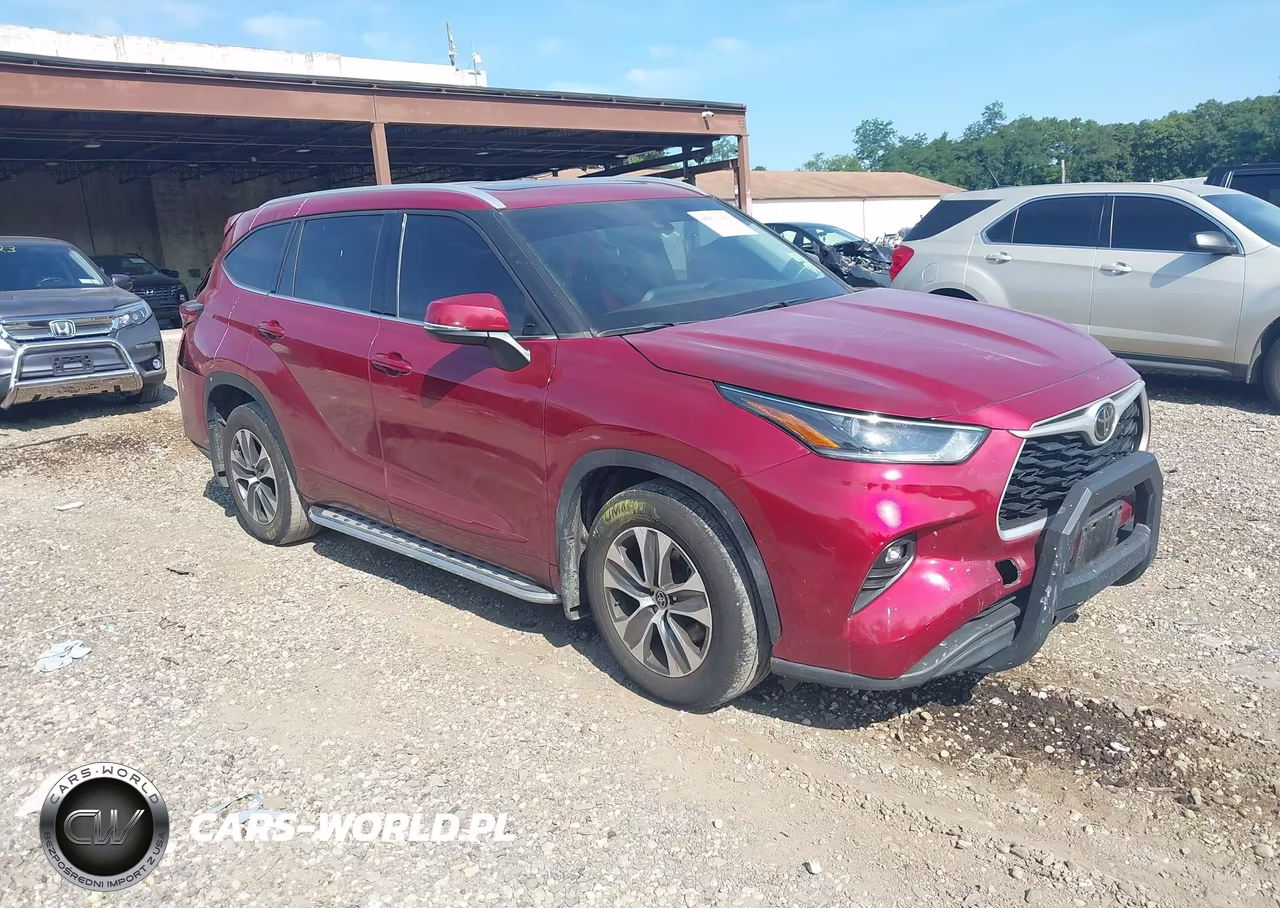 2022 Toyota Highlander Xle VIN:5TDHZRBH6NS214477 - 1