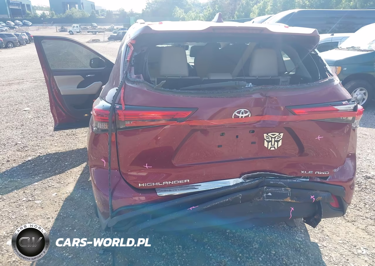2022 Toyota Highlander Xle VIN:5TDHZRBH6NS214477 - 6