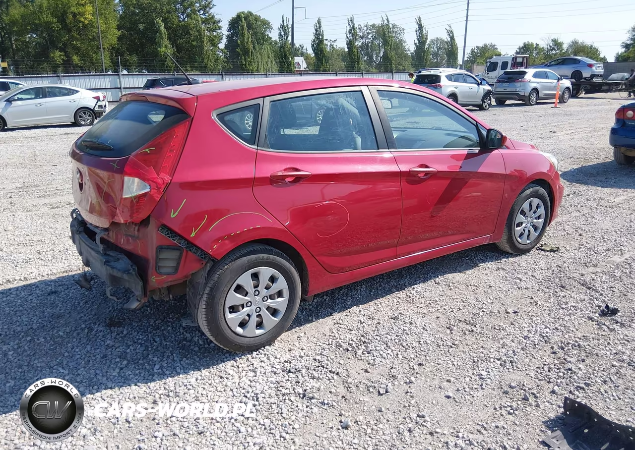 2017 Hyundai Accent Se VIN:KMHCT5AE9HU306643 - 4