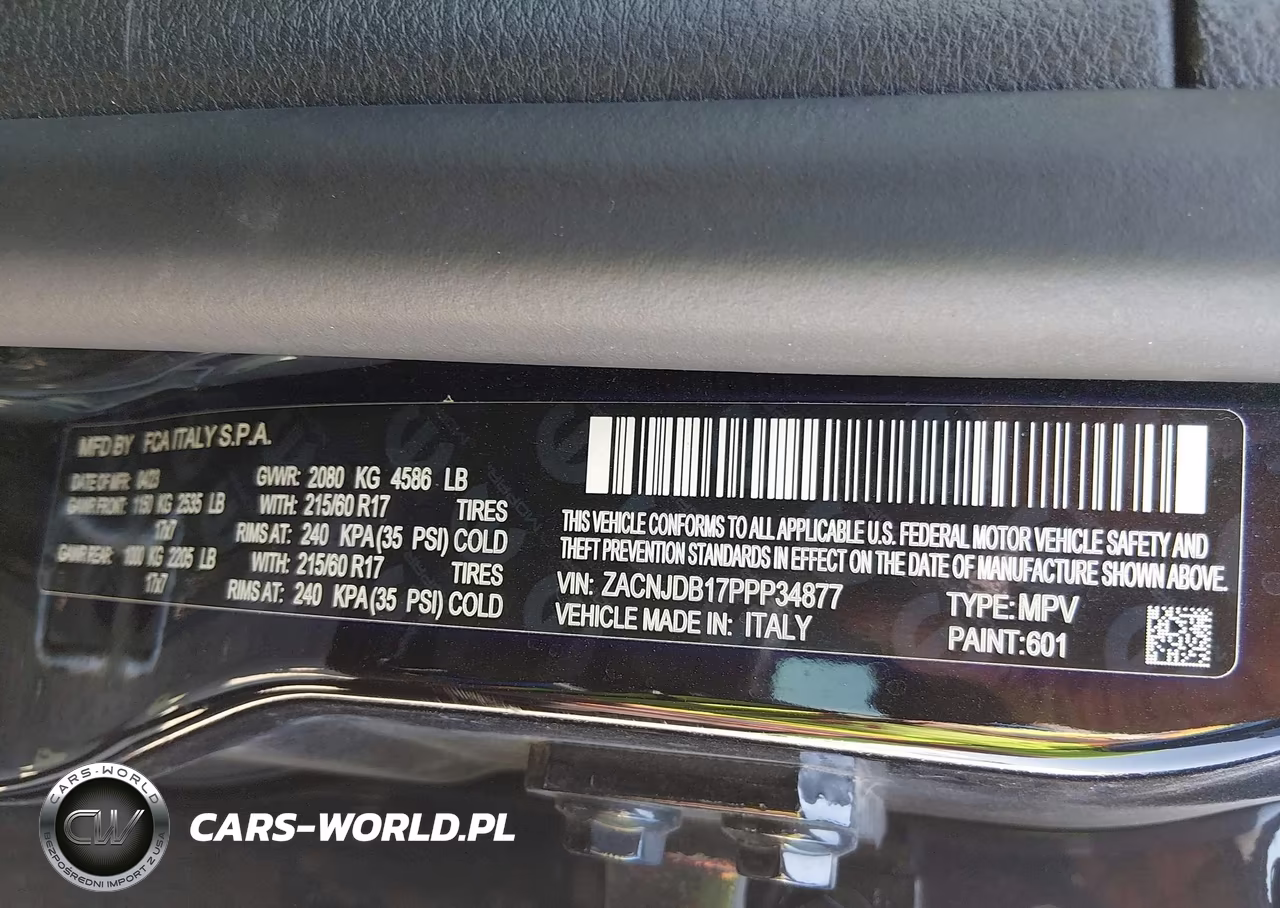 2023 Jeep Renegade Latitude 4X4 VIN:ZACNJDB17PPP34877 - 9