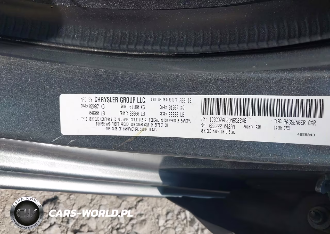 2013 Dodge Avenger Se VIN:1C3CDZAB2DN652248 - 9