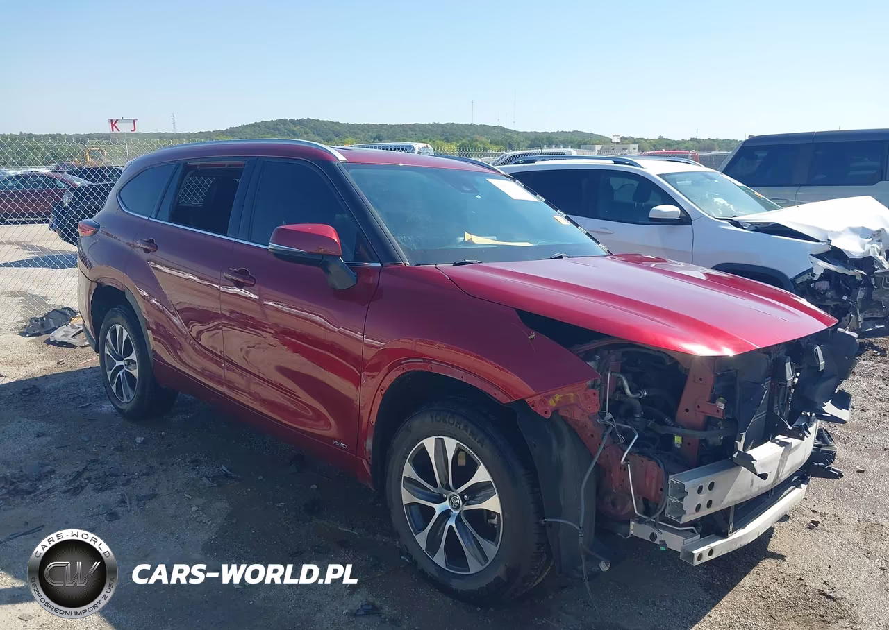 2022 Toyota Highlander Hybrid Xle VIN:5TDHBRCH1NS545373 - 1