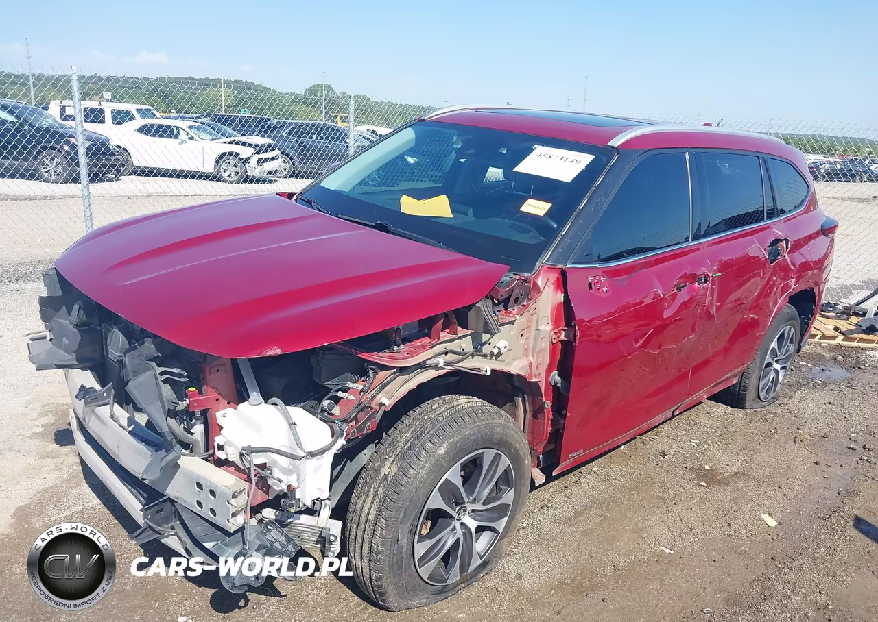 2022 Toyota Highlander Hybrid Xle VIN:5TDHBRCH1NS545373 - 2