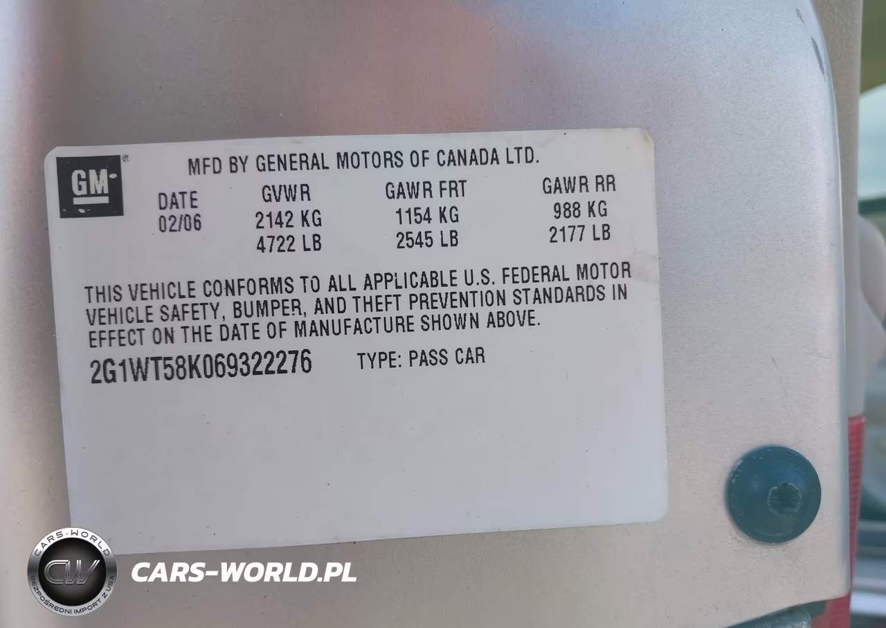 2006 Chevrolet Impala Lt VIN:2G1WT58K069322276 - 9