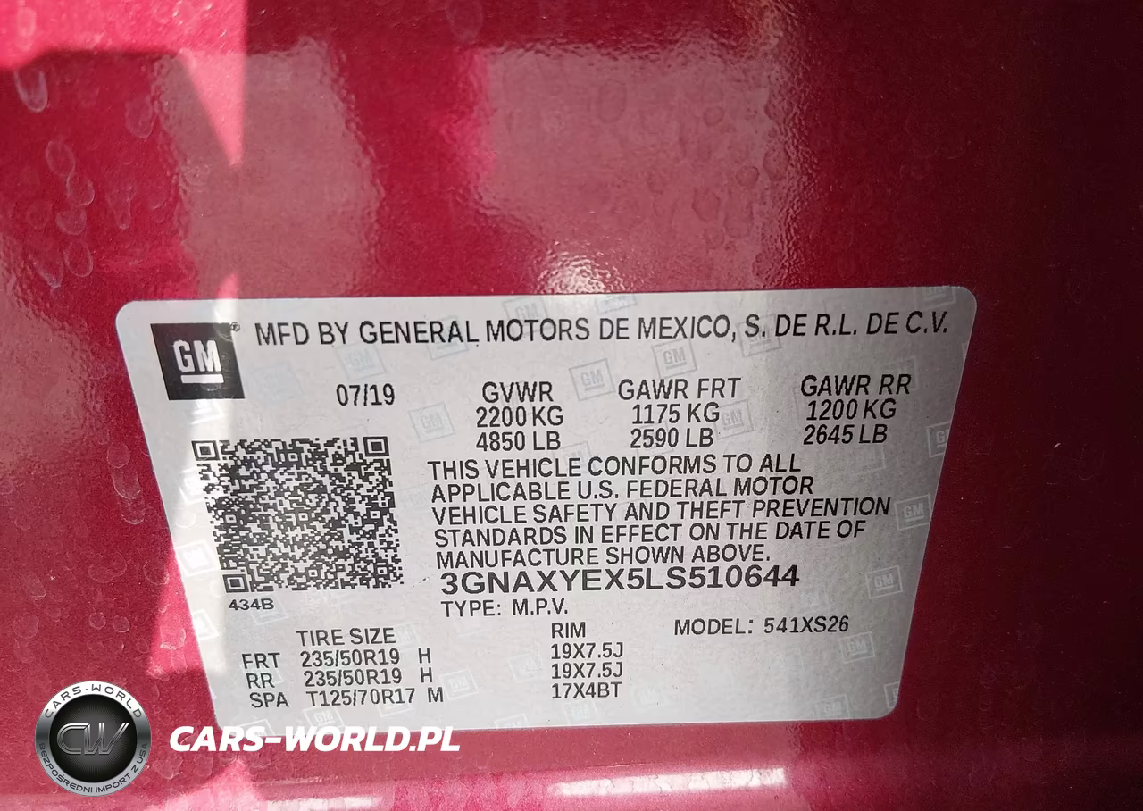 2020 Chevrolet Equinox Awd Premier 2.0L Turbo VIN:3GNAXYEX5LS510644 - 9