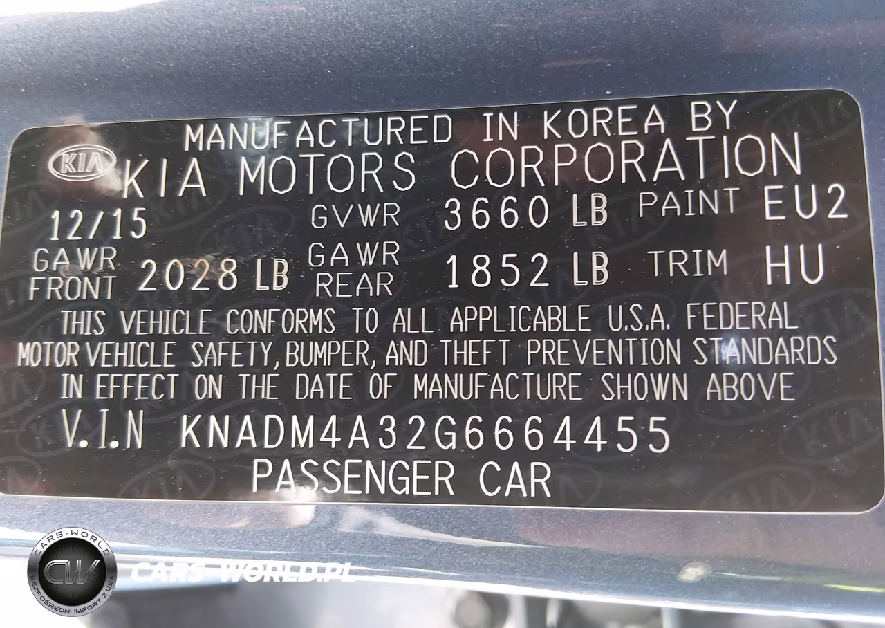 2016 Kia Rio Lx VIN:KNADM4A32G6664455 - 9