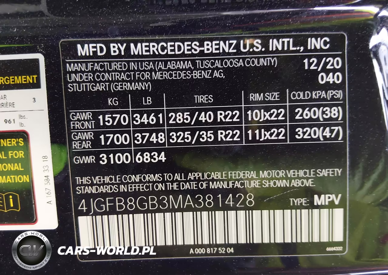 2021 Mercedes-Benz Gle 580 4Matic VIN:4JGFB8GB3MA381428 - 9