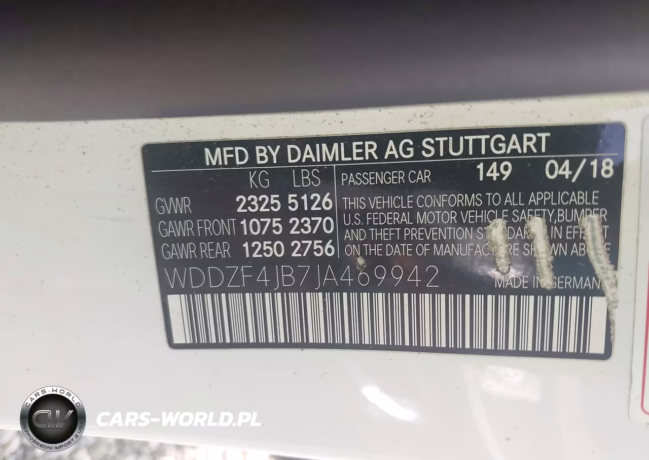 2018 Mercedes-Benz E 300 VIN:WDDZF4JB7JA469942 - 9