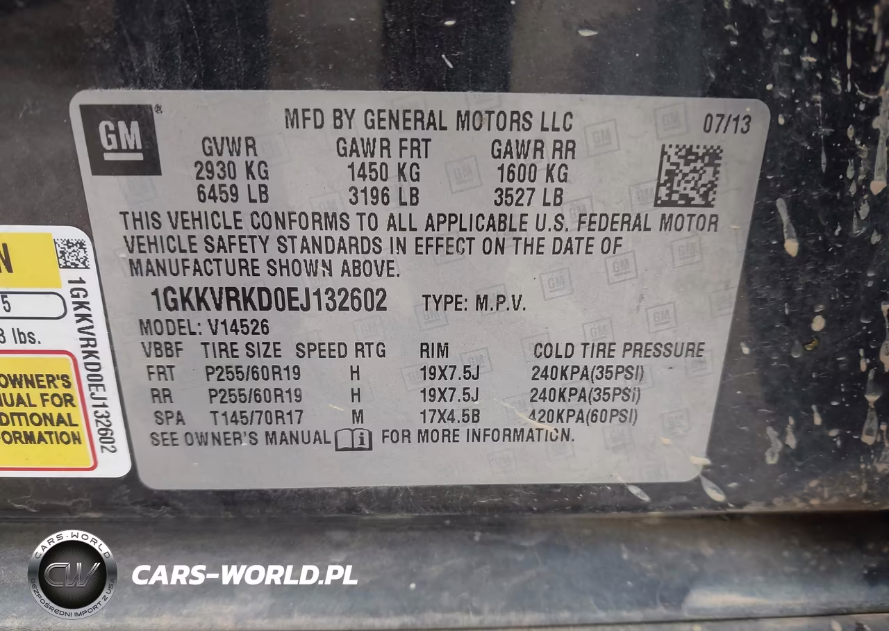 2014 GMC Acadia Slt-1 VIN:1GKKVRKD0EJ132602 - 9