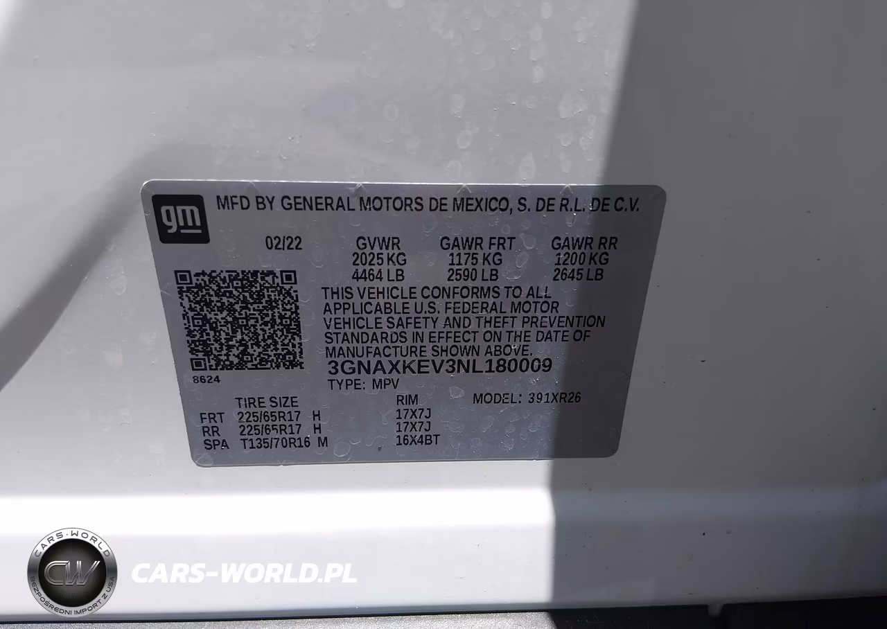 2022 Chevrolet Equinox Fwd Lt VIN:3GNAXKEV3NL180009 - 9