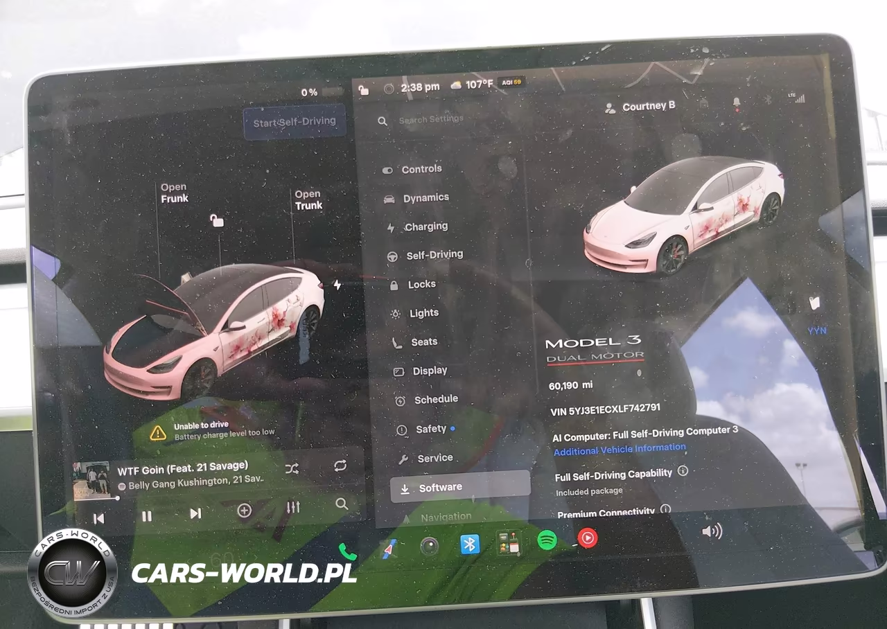 2020 Tesla Model 3 Performance Dual Motor All-Wheel Drive VIN:5YJ3E1ECXLF742791 - 7