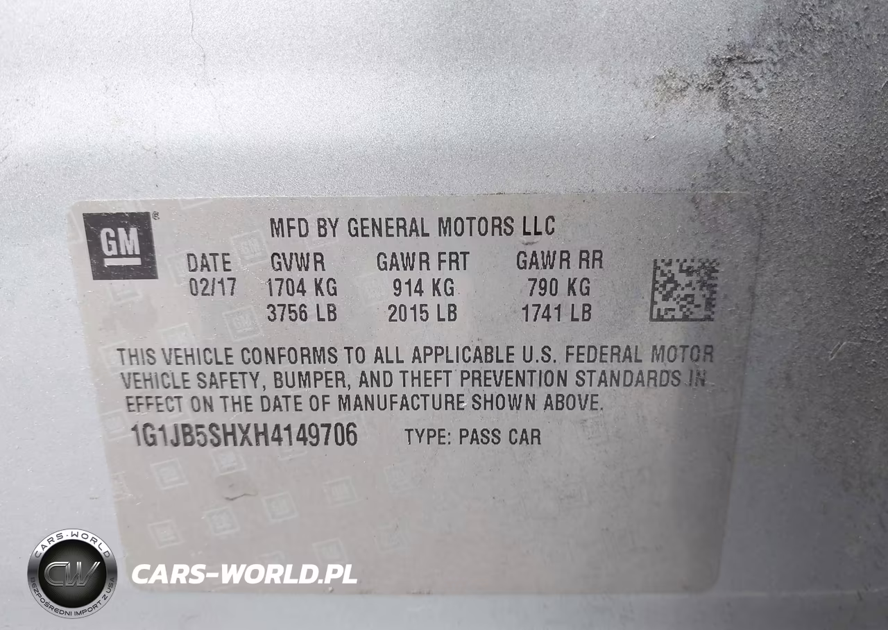 2017 Chevrolet Sonic Ls Auto VIN:1G1JB5SHXH4149706 - 9