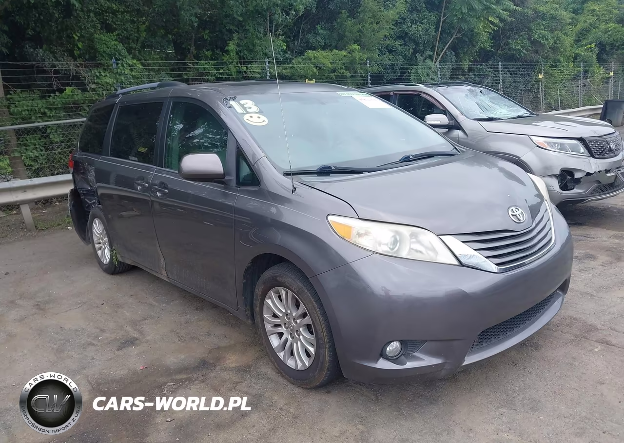 2013 Toyota Sienna Xle V6 8 Passenger VIN:5TDYK3DC4DS372947 - 1