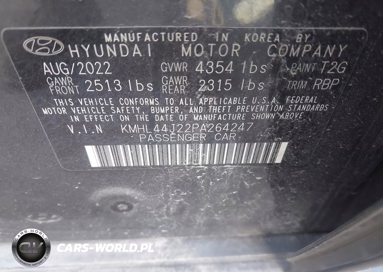 2023 Hyundai Sonata Sel Plus VIN:KMHL44J22PA264247 - 9