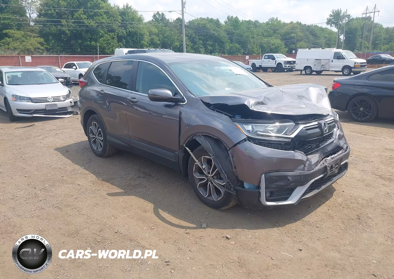 2022 Honda Cr-V Awd Ex VIN:2HKRW2H55NH664418 - 1