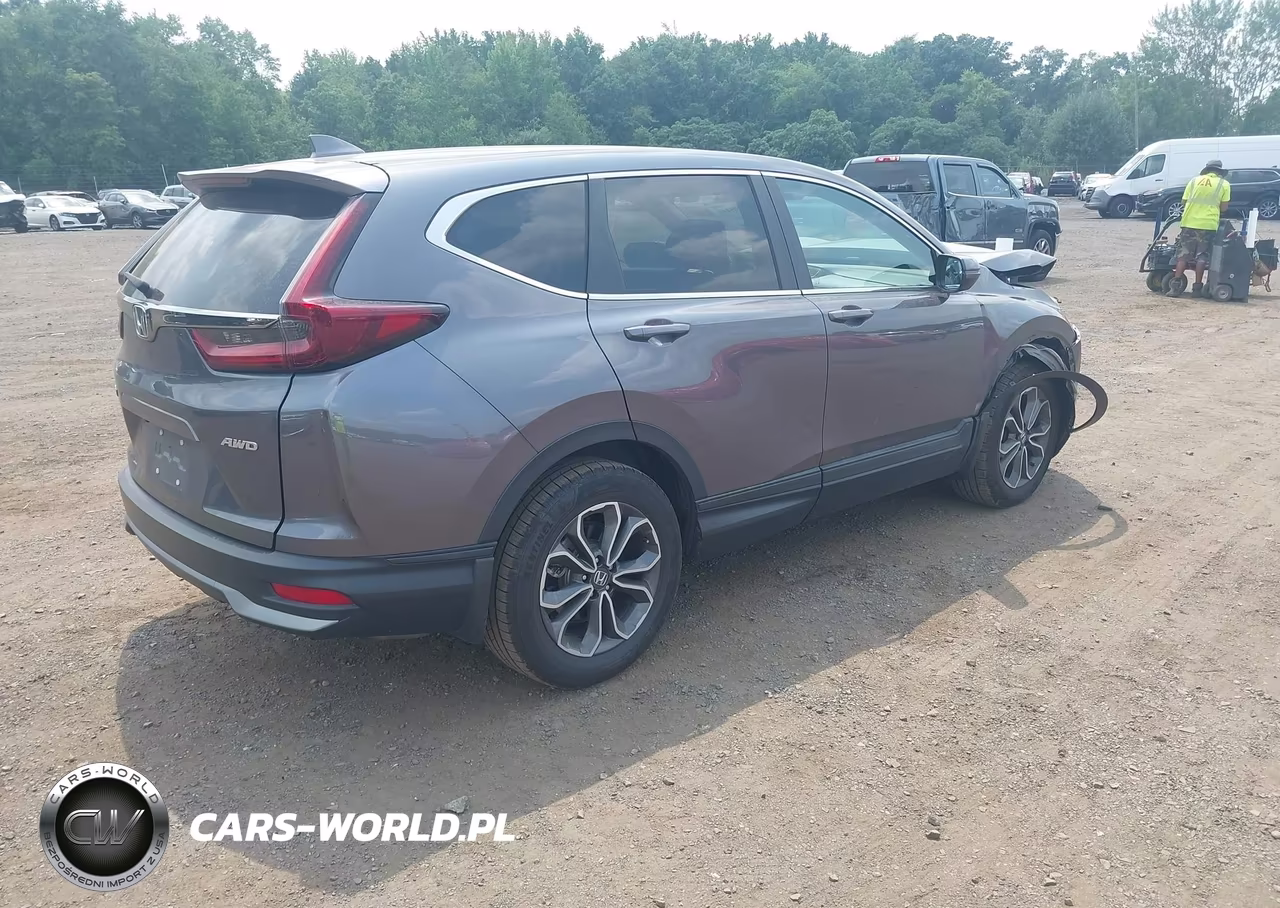 2022 Honda Cr-V Awd Ex VIN:2HKRW2H55NH664418 - 4