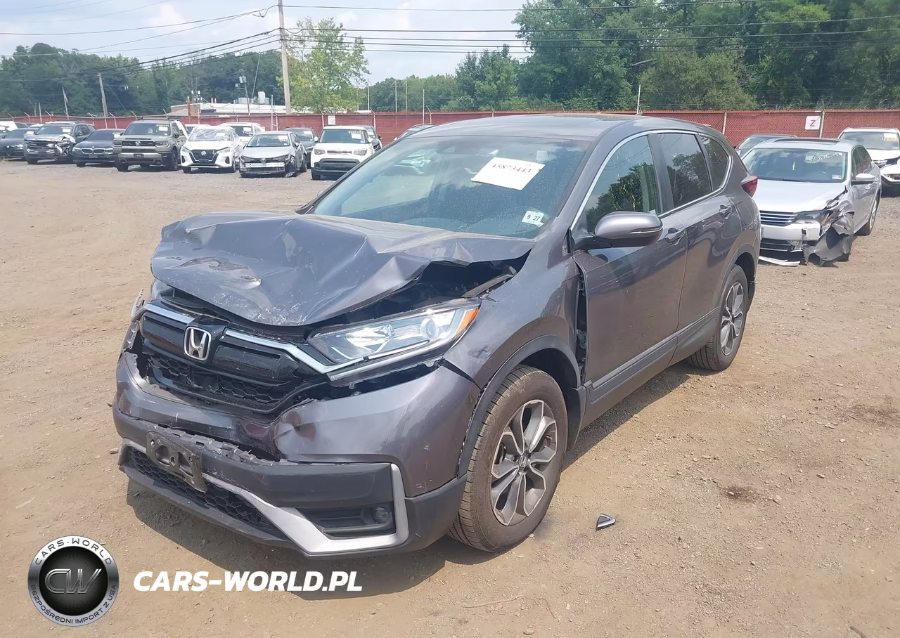2022 Honda Cr-V Awd Ex VIN:2HKRW2H55NH664418 - 6