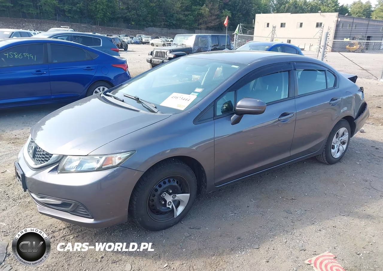 2014 Honda Civic Lx VIN:2HGFB2F55EH546784 - 2