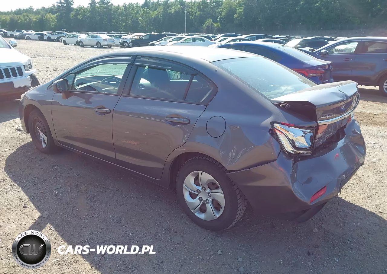 2014 Honda Civic Lx VIN:2HGFB2F55EH546784 - 3